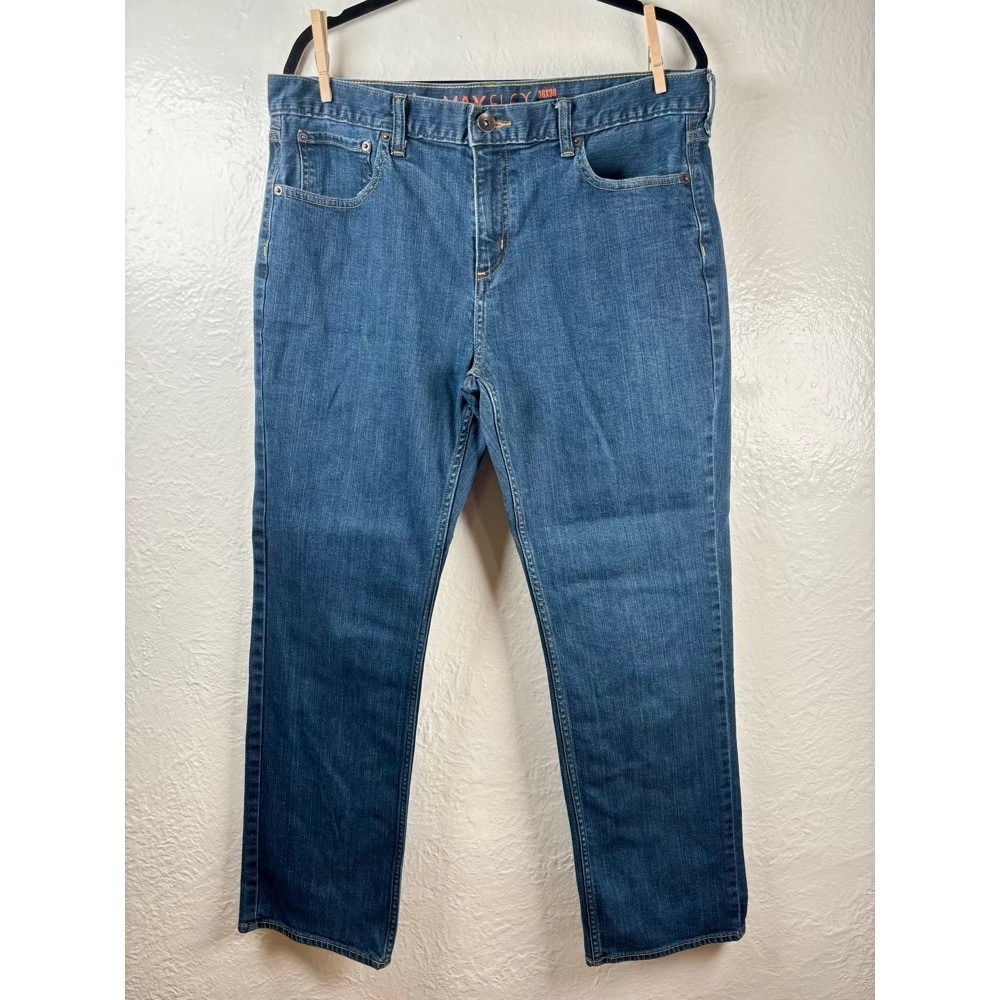 Urban Pipeline Max Flex Jeans Blue 36x30 Slim Straight Stretch Mens Workwear